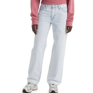 Levi’s Women's Mid Rise Cotton ‘94 Baggy Jeans Light Wash 26x31